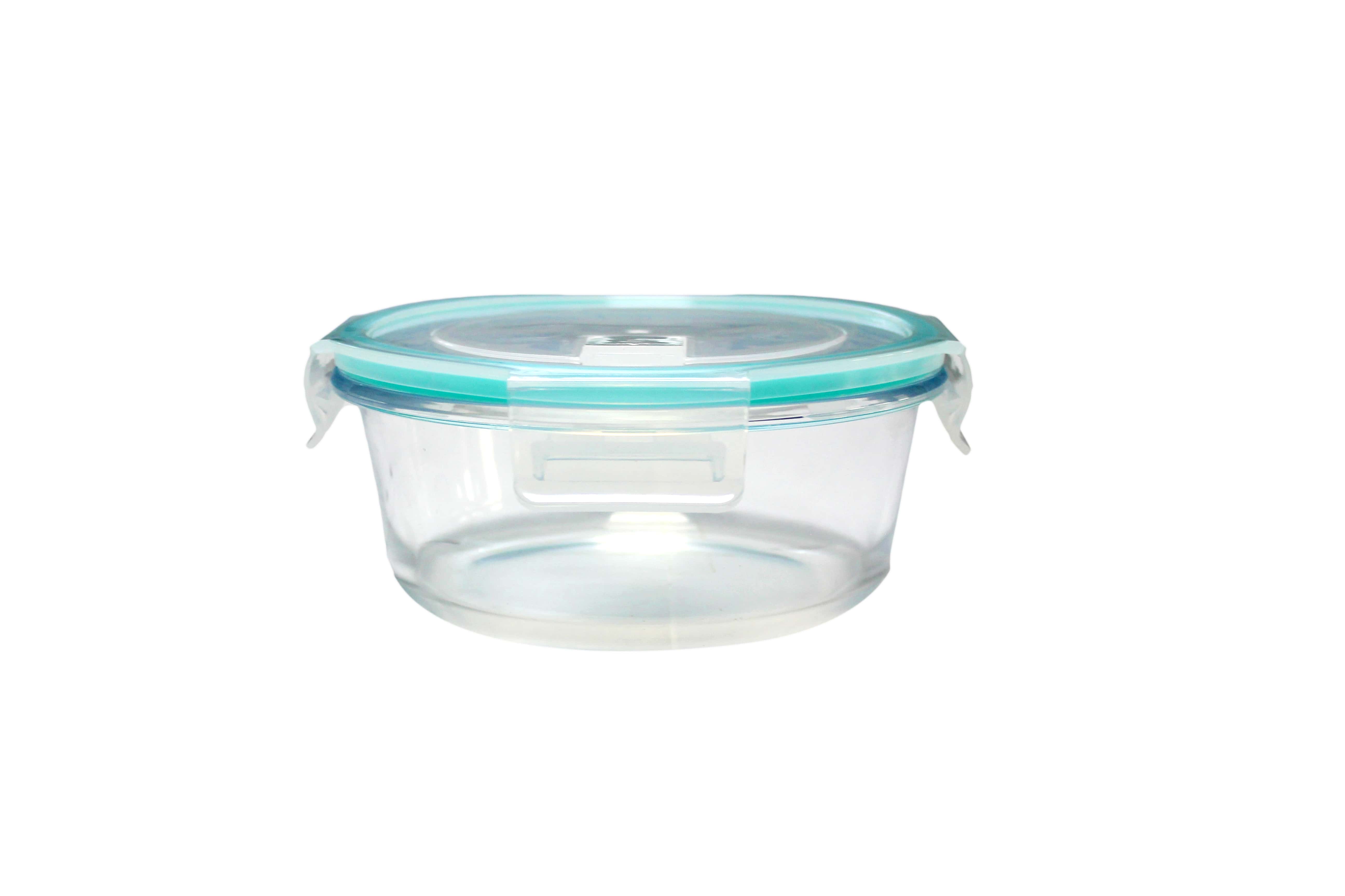 Round Glass Food Storage Container