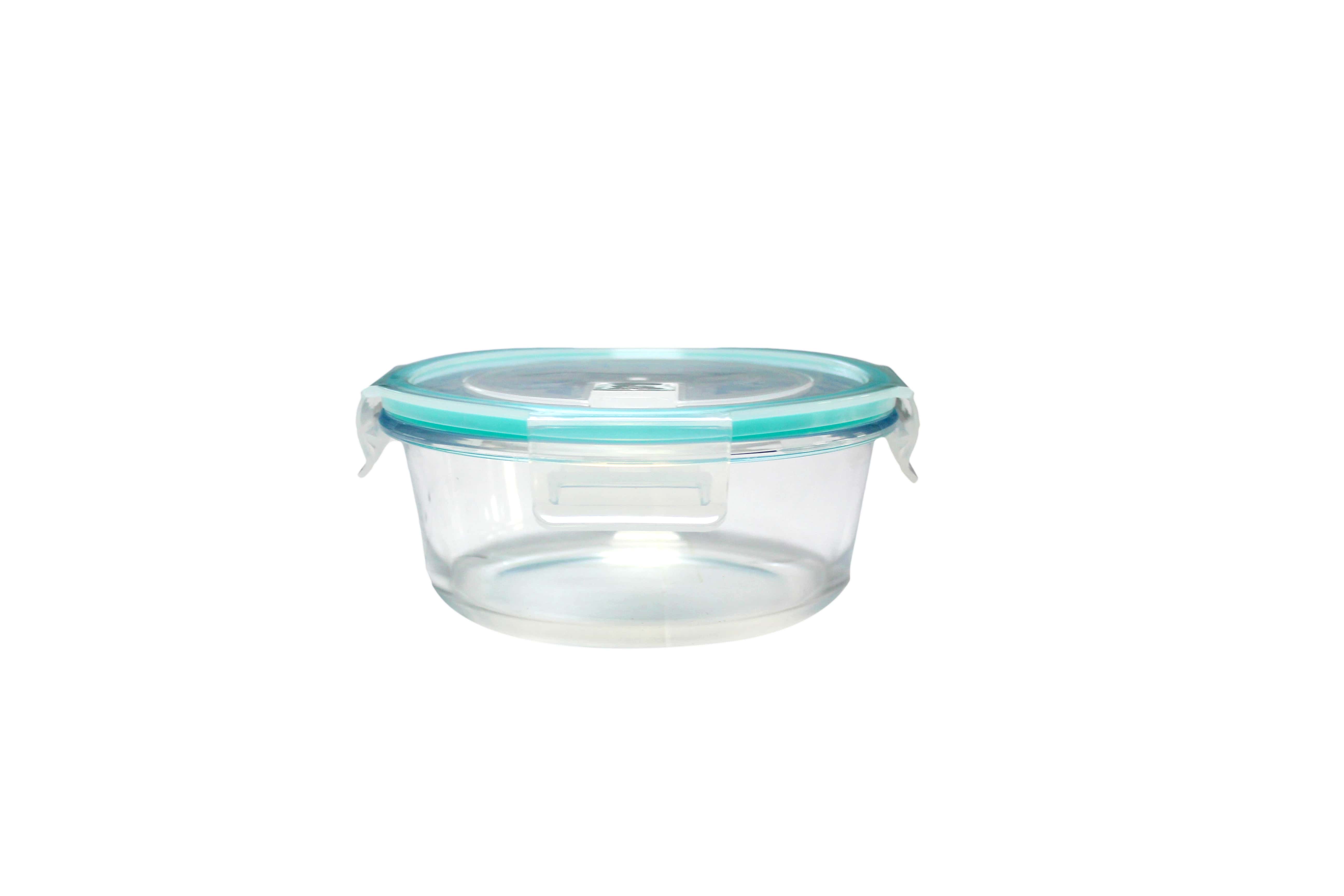 Round Glass Food Storage Container