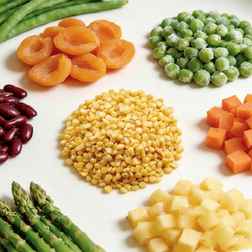  Frozen fruits and vegetables 